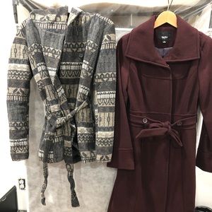 2 comfy winter coats